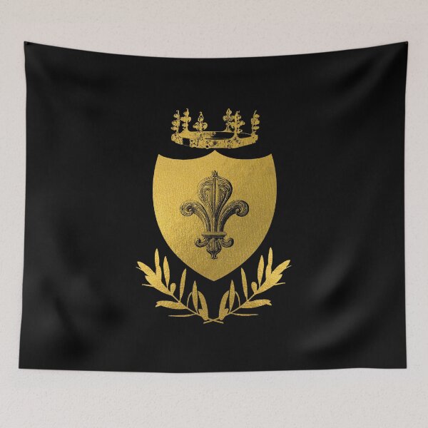 Item preview, Black & Gold Royal Emblem Shield  designed and sold by idovedesign.