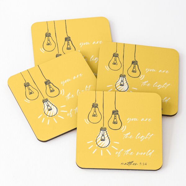 Item preview, You Are The Light of The World (Yellow) Spiral Notebook designed and sold by crafts-gift.