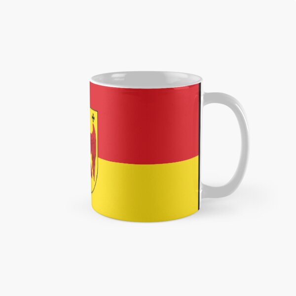 Item preview, Flag of Burgenland, Austria with Coat of Arms designed and sold by Freihalt.