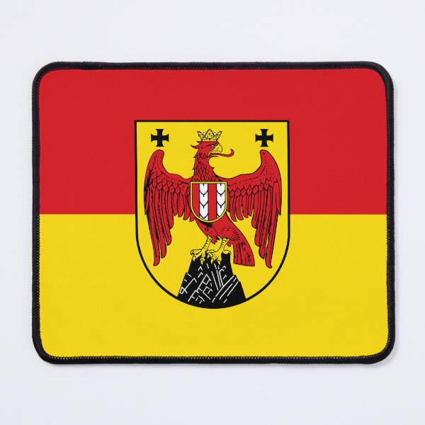 Item preview, Flag of Burgenland, Austria with Coat of Arms designed and sold by Freihalt.