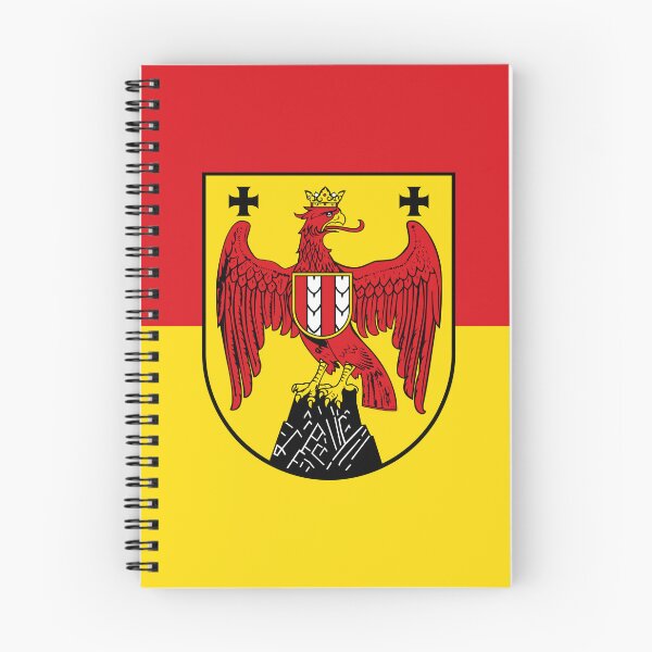 Item preview, Flag of Burgenland, Austria with Coat of Arms designed and sold by Freihalt.