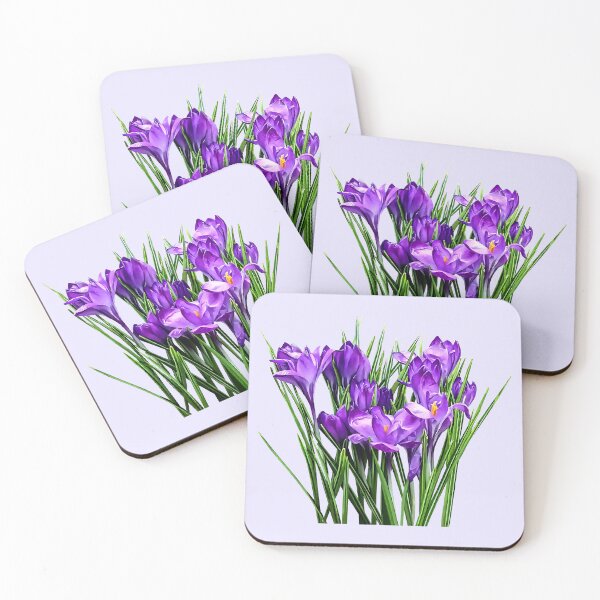 Item preview, Purple Crocuses designed and sold by Susan Savad.