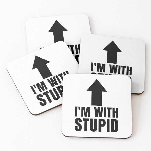 Item preview, I'm with stupid designed and sold by Agaly.