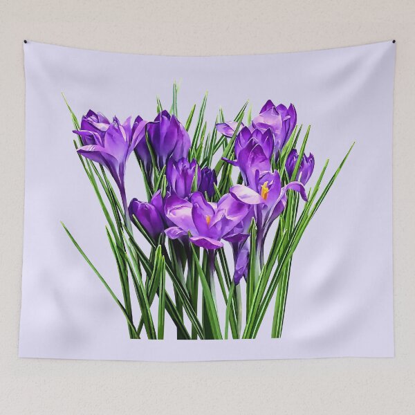 Item preview, Purple Crocuses designed and sold by Susan Savad.