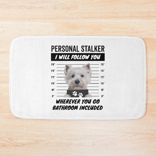 Item preview, Personal Stalker Dog – West Highland White Terrier designed and sold by More Cute Dogs.