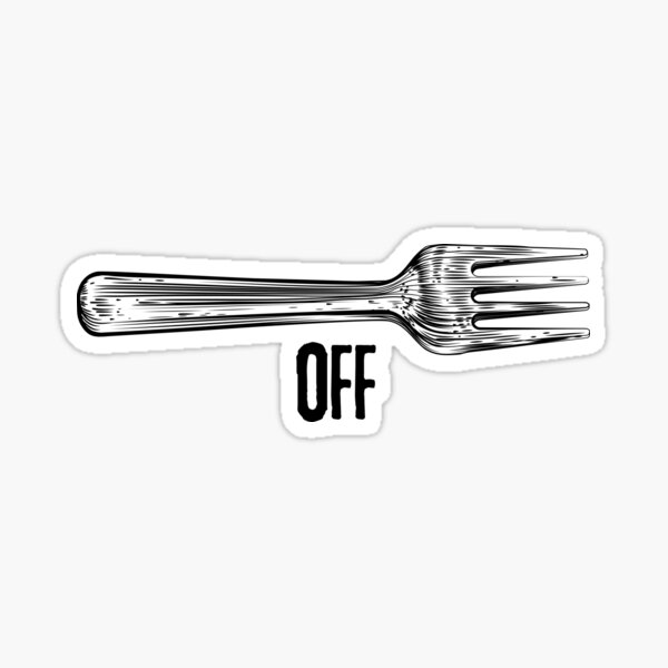 Fork Meme Stickers for Sale