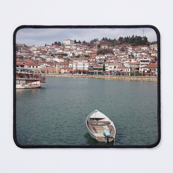 Item preview, View from port to old city Ohrid designed and sold by Dreammkd.
