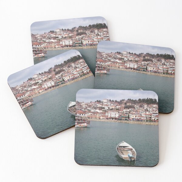Item preview, View from port to old city Ohrid designed and sold by Dreammkd.