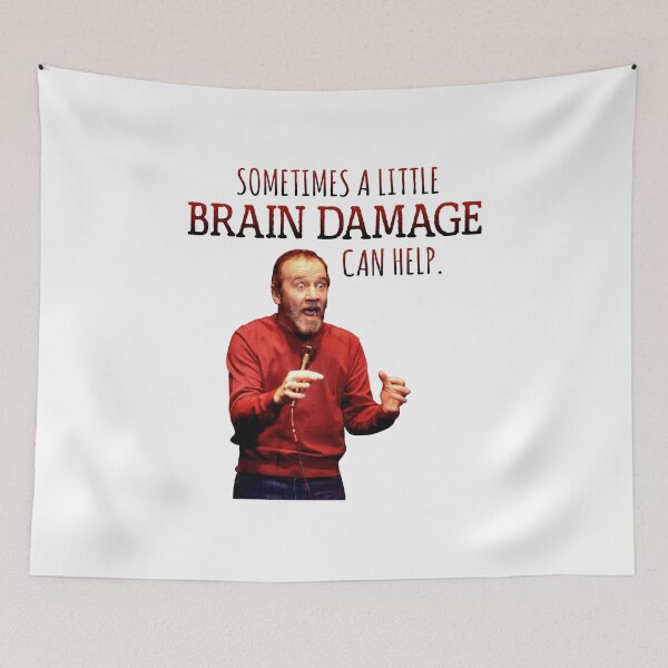 Item preview, Vintage Retro Brain Damage Can Help Awesome designed and sold by IngolfMatzen.