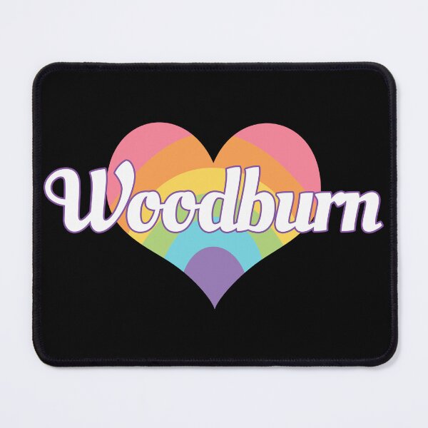Item preview, Love Woodburn - Australia - Rainbow Heart Woodburn designed and sold by Jazznote.