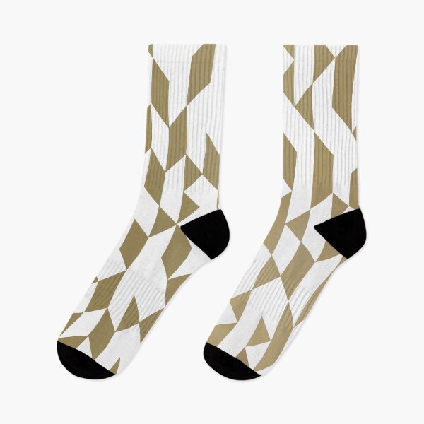 Item preview, Abstract Geometric Pattern White and Gold designed and sold by meggydesigns.