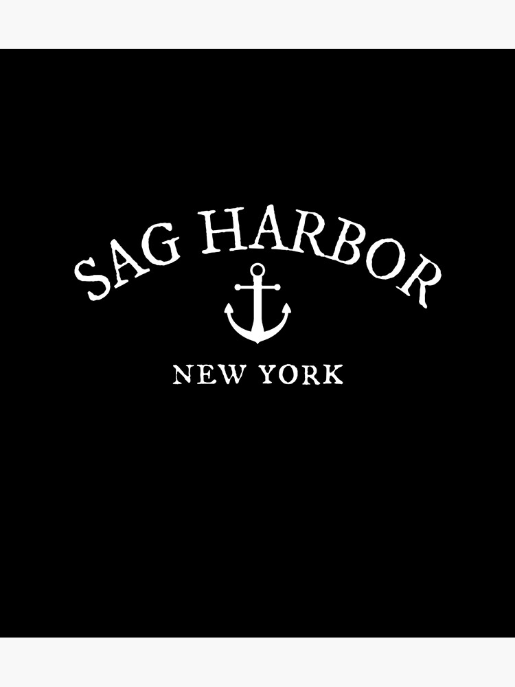"Sag Harbor NY Shirt Coastal Town Harbor" Poster for Sale by maximjki