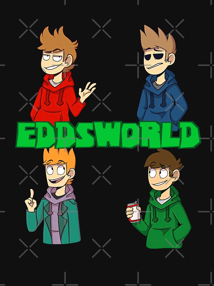 Download Tord From Eddsworld Wearing Red Hoody Wallpaper