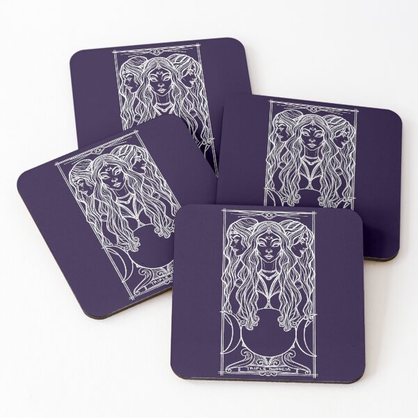 Item preview, Triple Goddess - White lines designed and sold by charligal.