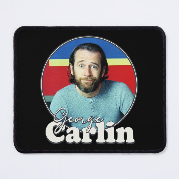 Item preview, George Carlin Retro Portrait FanArt Tribute designed and sold by IngolfMatzen.