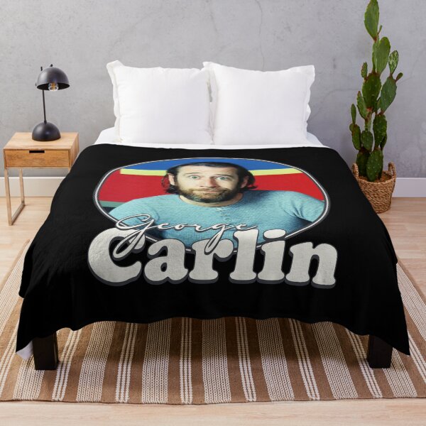 Item preview, George Carlin Retro Portrait FanArt Tribute designed and sold by IngolfMatzen.