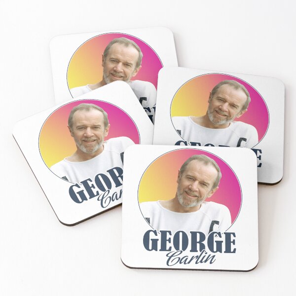Item preview, Retro George Carlin Portrait Sunset designed and sold by IngolfMatzen.