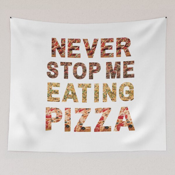 Item preview, Never Stop Me Eating Pizza Classic T-Shirt designed and sold by Dragsma ⭐⭐⭐⭐⭐.