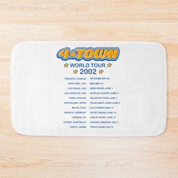 Item preview, 4town, 4Town world tour dates 2002 concert tee   designed and sold by travisjonathan.