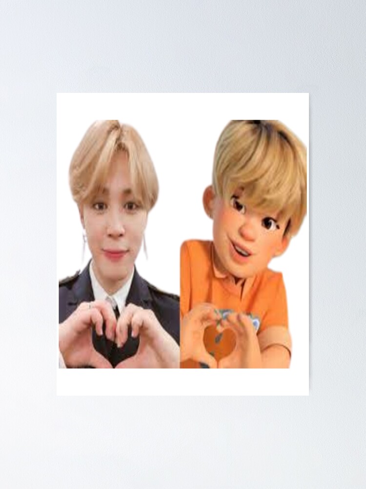 "Bts Cute Love turning red Friends " Poster for Sale by travisjonathan