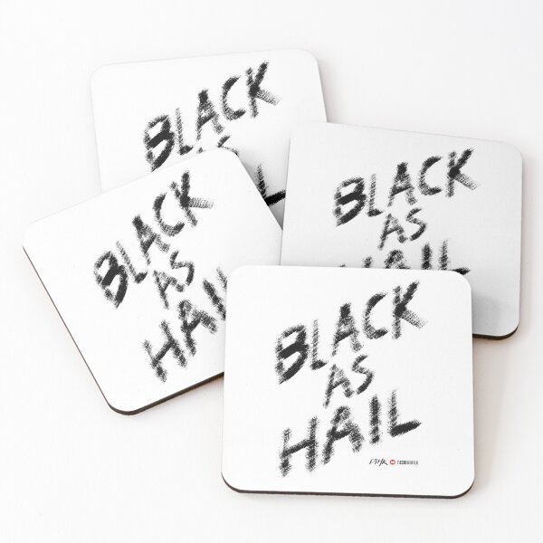 Item preview, Black As Hail (Light Background) designed and sold by DiHK.