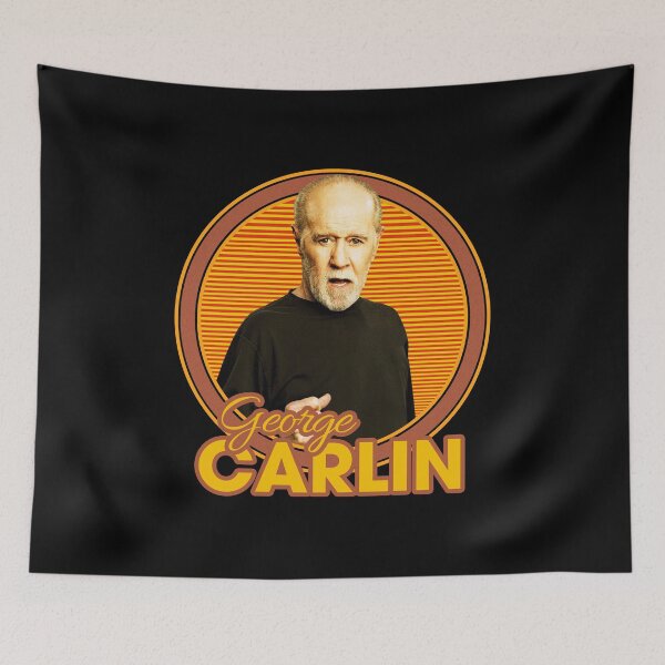 Item preview, George Carlin 70s Aesthetic Style Fan Art designed and sold by IngolfMatzen.