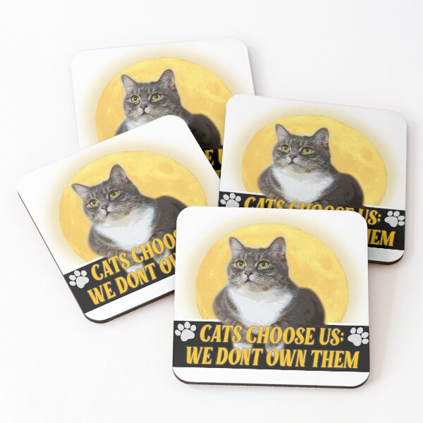 Item preview, Cats quotes - Cats choose us; we dont own them designed and sold by FluffyPet.
