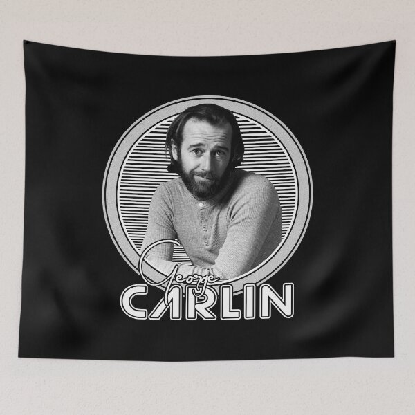 Item preview, George Carlin Vintage Aesthetic Fan Art Tribute designed and sold by IngolfMatzen.