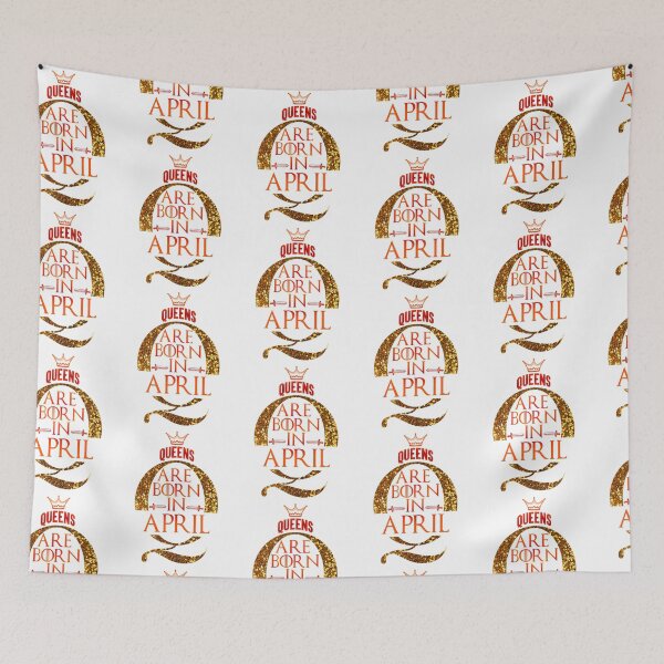 Item preview, Queens are born in april  designed and sold by bestdesign4u.