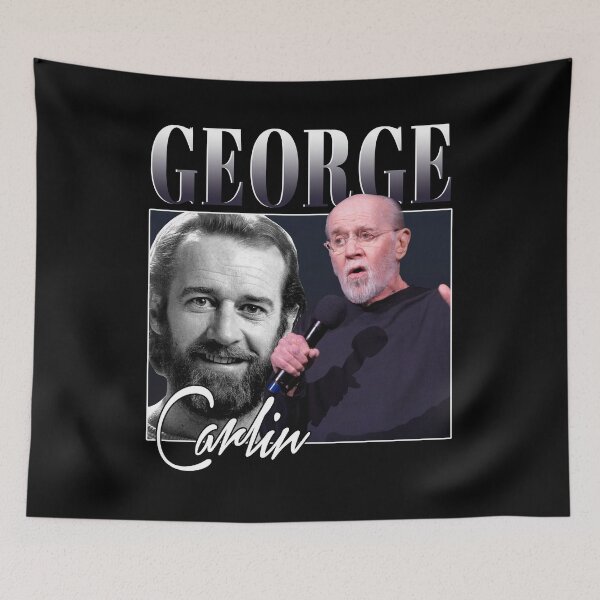 Item preview, George Carlin Retro Style Gifts for Fans designed and sold by IngolfMatzen.