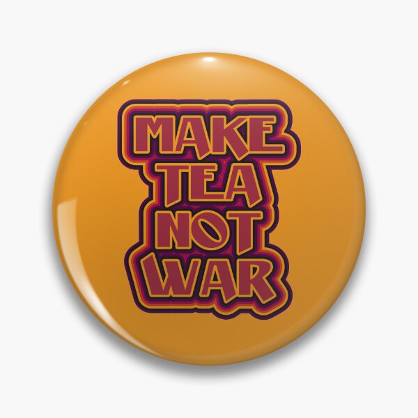 Item preview, Make tea not war flower power style designed and sold by aapshop.