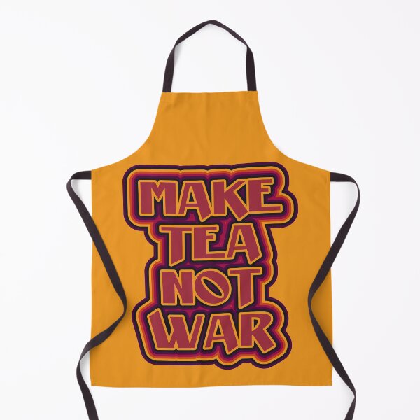 Item preview, Make tea not war flower power style designed and sold by aapshop.