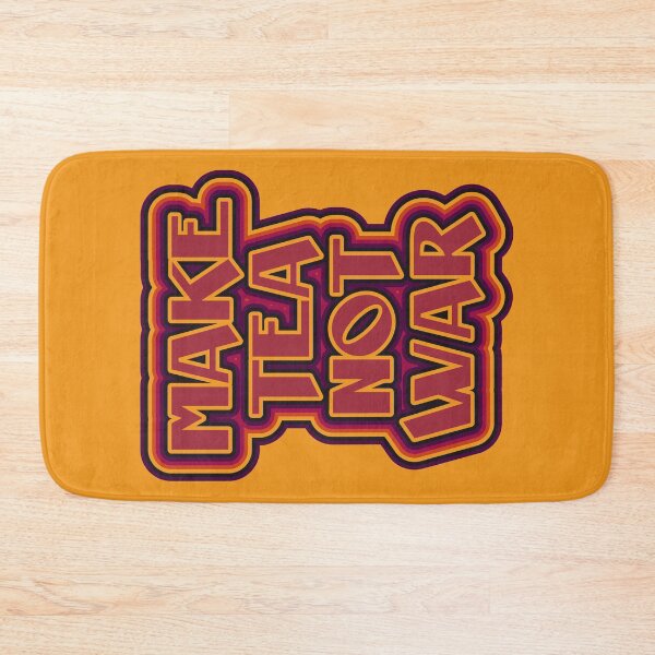 Item preview, Make tea not war flower power style designed and sold by aapshop.
