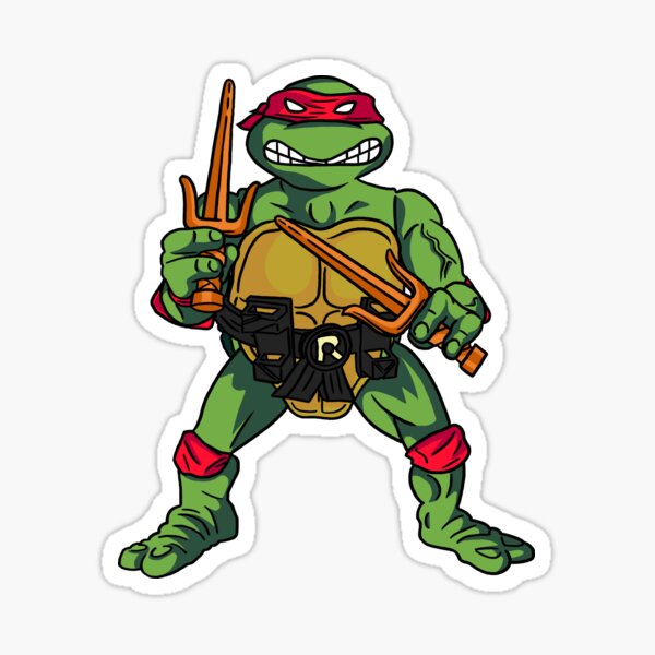 Raphael Action Figure Sticker