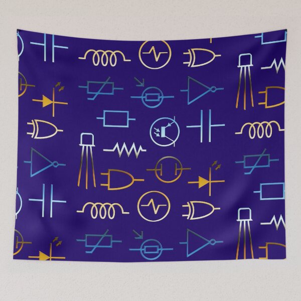 Item preview, Electronic Components Symbols designed and sold by EngineersArt.