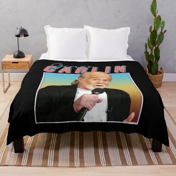Item preview, George Carlin Retro Style Music Fan Gifts designed and sold by IngolfMatzen.