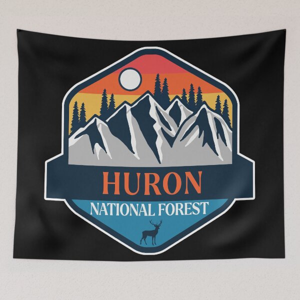 Item preview,  Huron national forest-Vintage designed and sold by Nature-mark.