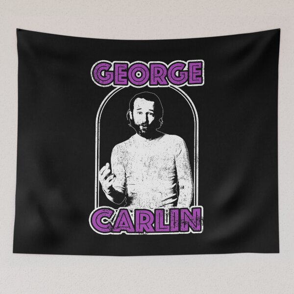 Item preview, George Carlin Retro Aesthetic Fan Art Design designed and sold by IngolfMatzen.