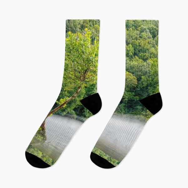 Item preview, Steamy Fog Tree Lake Taneycomo designed and sold by mljdwhite.