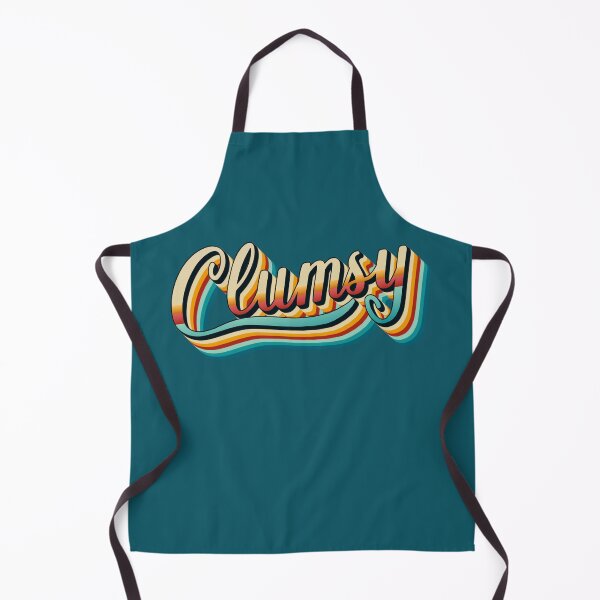 Item preview, Colorful Retro CLUMSY slogan designed and sold by TrulyEpoque.