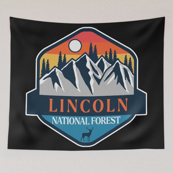 Item preview, Lincoln national forest-Vintage designed and sold by Nature-mark.