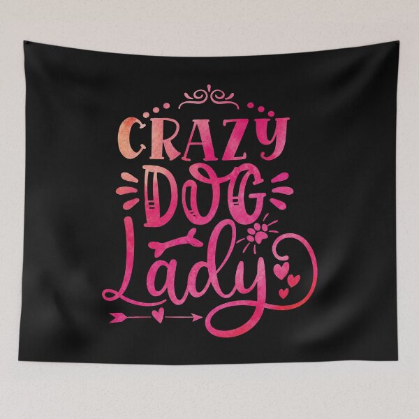 Item preview, crazy dog lady Plan, dog woman gift designed and sold by lapolonaise.
