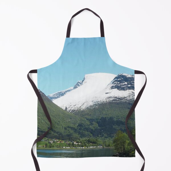 Item preview, Mountain With Snow And Fjord designed and sold by nnprintdesign.