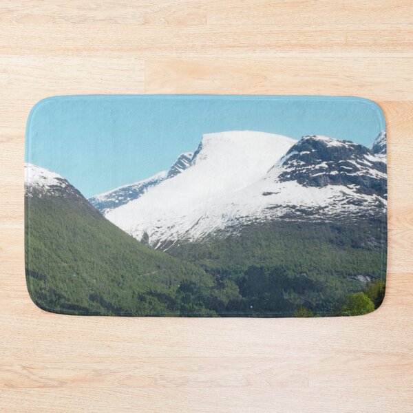 Item preview, Mountain With Snow And Fjord designed and sold by nnprintdesign.