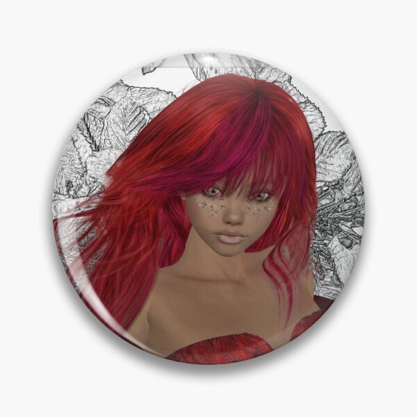 Item preview, Red Velvet Fairy, fantasy art designed and sold by LoneAngel.