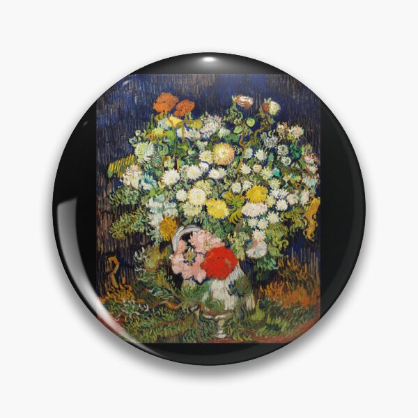 Item preview, Bouquet of Flowers in a Vase (1890) by Vincent Van Gogh. Classic . designed and sold by pennigrqcheu.