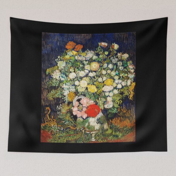 Item preview, Bouquet of Flowers in a Vase (1890) by Vincent Van Gogh. Classic . designed and sold by pennigrqcheu.