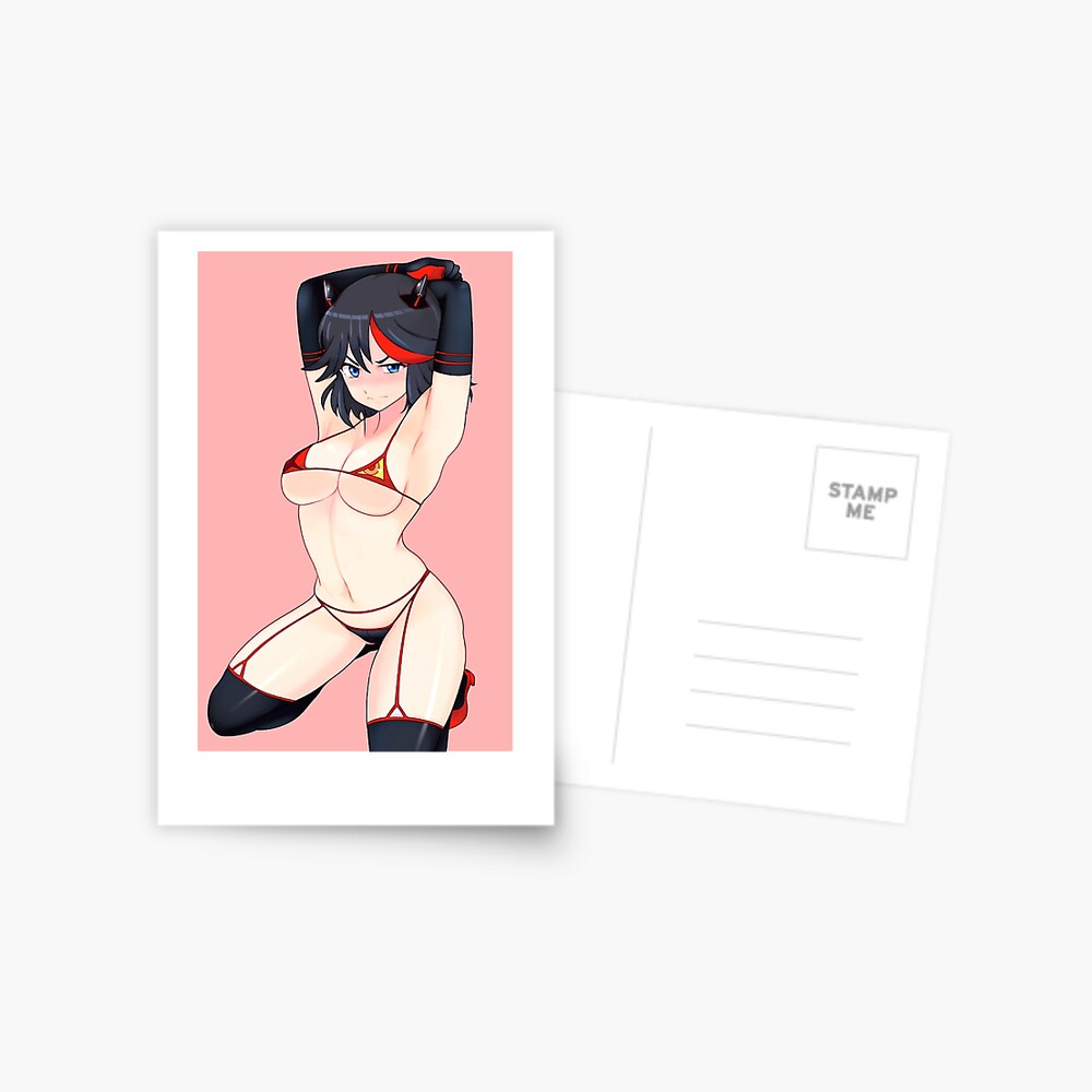 Sexy Matoi Ryuko Lewd Boobs Kill La Kill Hentai Hot Ecchi Postcard For Sale By Hentaigirls11