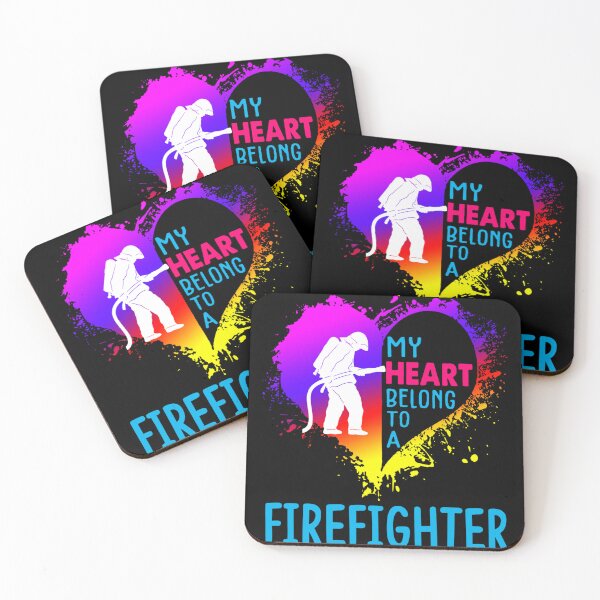 Item preview, My Heart Belong To A Firefighter designed and sold by Isidroward.
