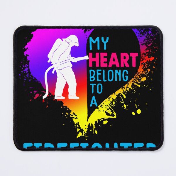 Item preview, My Heart Belong To A Firefighter designed and sold by Isidroward.